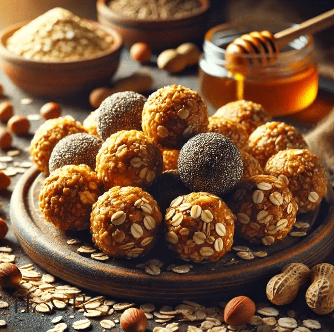 Lire la suite à propos de l’article Energy Balls Dattes-Amandes-Amlou